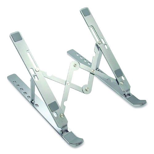 Picture of Portable Laptop Riser Stand, 11.85" x 2.5" to 5.5", Silver