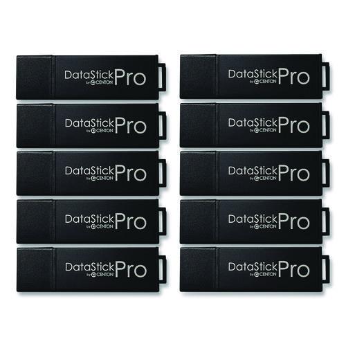 Picture of DataStick Pro USB 3.2 Type A Flash Drive, 32 GB, Black, 10/Pack