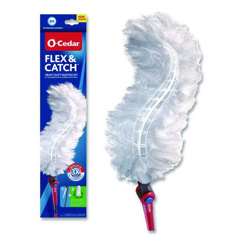 Picture of Flex and Catch Heavy-Duty Dusting Kit, 1 Duster Wand and 3 Refills