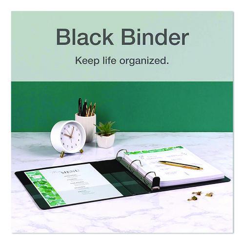 Picture of Premier Easy Open ClearVue Locking Slant-D Ring Binder, 3 Rings, 1.5" Capacity, 11 x 8.5, Black