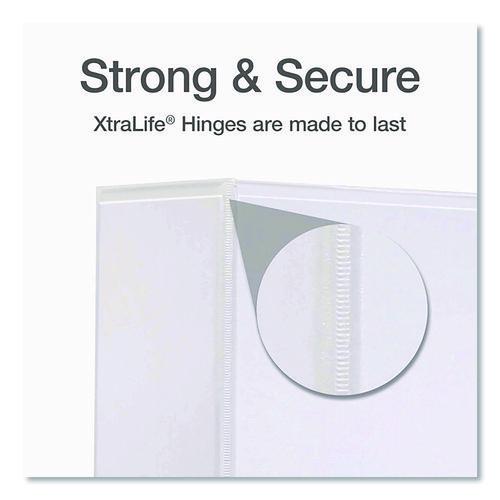 Picture of Premier Easy Open ClearVue Locking Slant-D Ring Binder, 3 Rings, 3" Capacity, 11 x 8.5, White