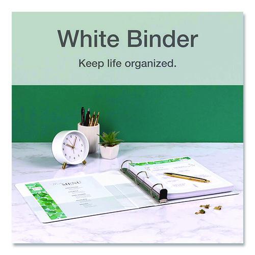 Picture of Premier Easy Open ClearVue Locking Slant-D Ring Binder, 3 Rings, 3" Capacity, 11 x 8.5, White