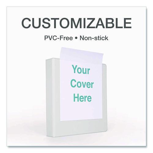 Picture of Premier Easy Open ClearVue Locking Slant-D Ring Binder, 3 Rings, 3" Capacity, 11 x 8.5, White