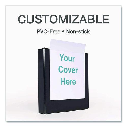Picture of Premier Easy Open ClearVue Locking Slant-D Ring Binder, 3 Rings, 3" Capacity, 11 x 8.5, Black