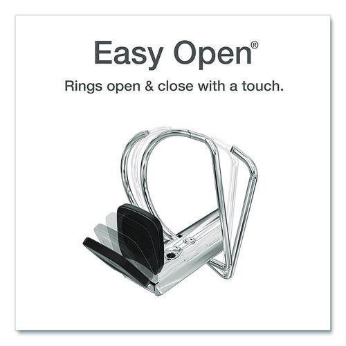 Picture of Premier Easy Open ClearVue Locking Slant-D Ring Binder, 3 Rings, 4" Capacity, 11 x 8.5, White