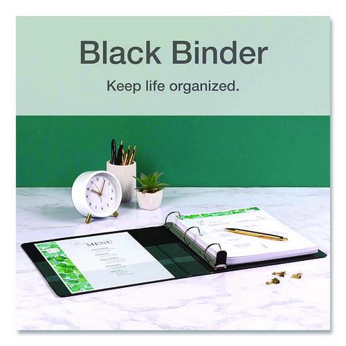 Picture of Premier Easy Open ClearVue Locking Slant-D Ring Binder, 3 Rings, 5" Capacity, 11 x 8.5, Black