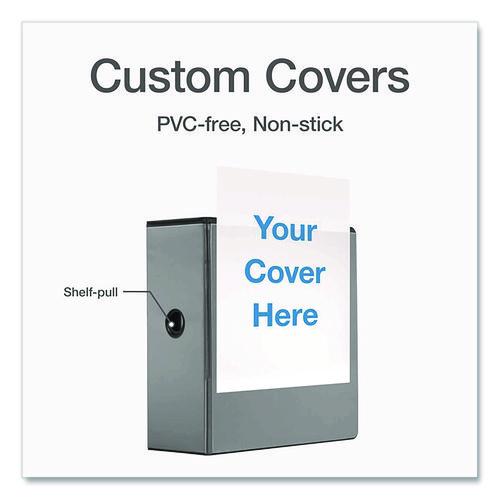 Picture of Premier Easy Open ClearVue Locking Slant-D Ring Binder, 3 Rings, 5" Capacity, 11 x 8.5, Black