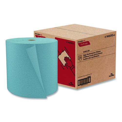 Picture of Tuff-Job Spunlace Towels, Blue, Jumbo Roll, 12 x 13, 955/Roll
