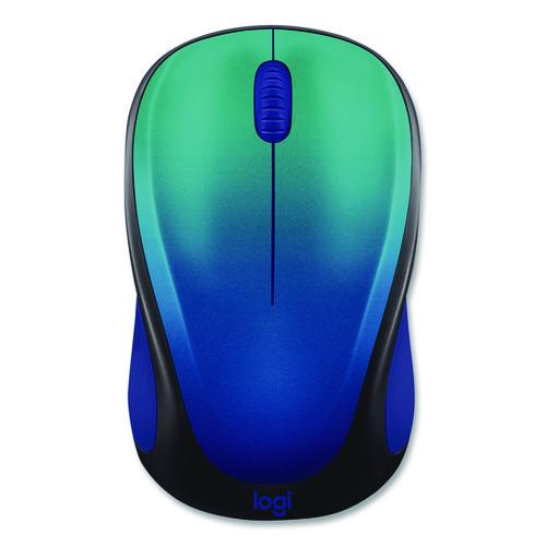 Picture of Design Collection Limited Edition Wireless Mouse. 2.4 GHz, 33 ft, Left/Right Hand Use, Blue Aurora