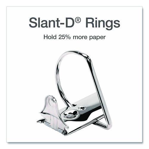Picture of XtraLife ClearVue Non-Stick Slant-D Ring Binder, 3 Rings, 2" Capacity, 11 x 8.5, Black