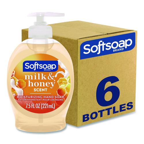 Picture of Liquid Hand Soap Pumps, Milk and Honey Scent, 7.5 oz, 6/Carton