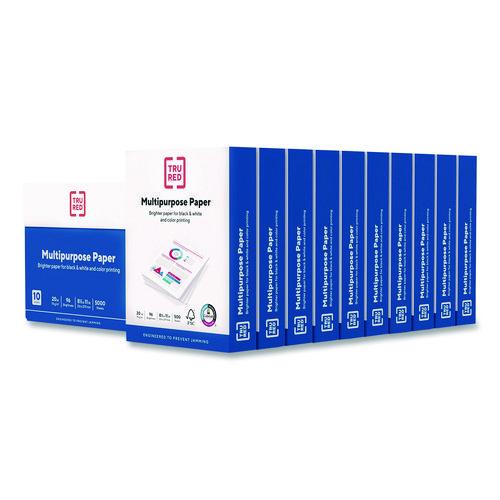 Picture of Multipurpose Paper with ColorLok Technology, 96 Bright, 20 lb Bond Weight, 8.5 x 11, White, 500 Sheets/Ream, 10 Reams/Carton
