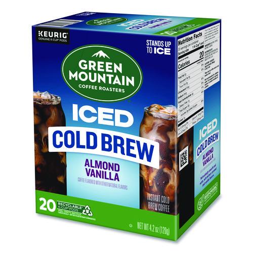 Picture of Almond Vanilla Brew Over Ice Coffee K-Cups, 0.21 oz, 20/Box