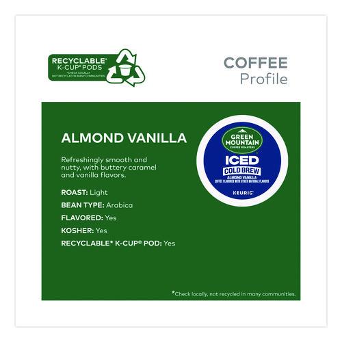 Picture of Almond Vanilla Brew Over Ice Coffee K-Cups, 0.21 oz, 20/Box