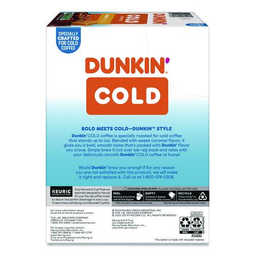 Picture of Cold Iced Coffee K-Cups, Caramel, 0.44 oz, 22/Box