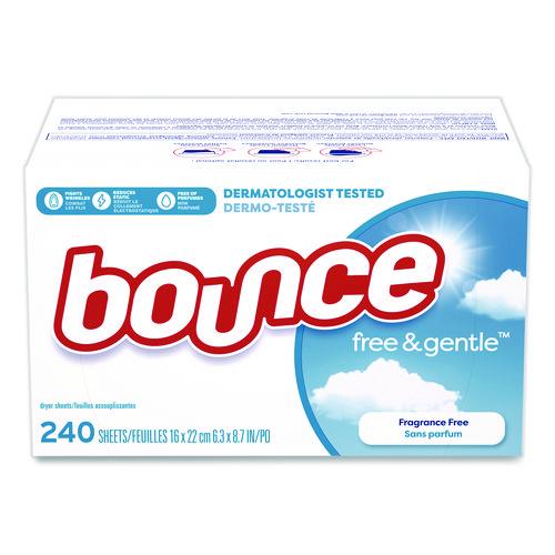Picture of free and gentle Dryer Sheets, Fragrance-Free, 240/Box
