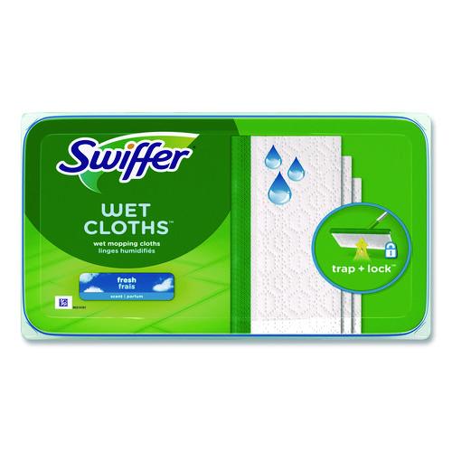 Picture of Wet Refill Cloths, 10 x 8, Fresh Scent, White, 24/Box