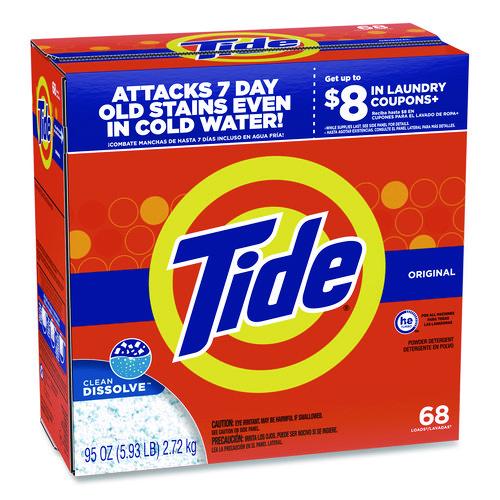 Picture of HE Laundry Detergent, Original Scent, Powder, 95 oz Box