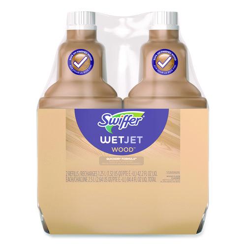 Picture of WetJet System Wood Cleaning Solution Refill, Woodsy Scent, 42.2 oz Bottle, 2/Pack