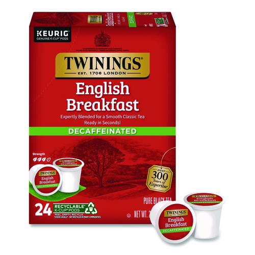 Picture of Tea K-Cups, English Breakfast Decaf, 0.11 oz, 24/Box
