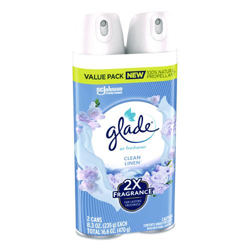 Air+Freshener%2C+Clean+Linen+Scent%2C+8.3+oz%2C+2%2FPack