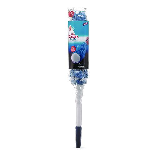Picture of SuperMop with Magic Eraser, 3.5" Blue Cotton Head, White Nylon Handle