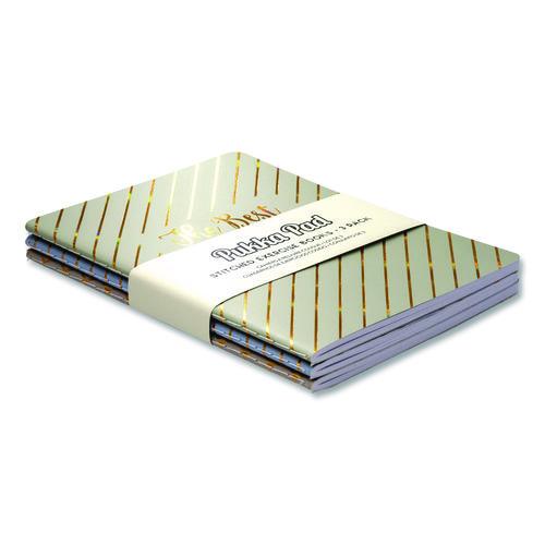 Picture of Exercise Books, 1-Subject, Medium/College Rule, Assorted Haze Cover Colors, (40) 6.9 x 4.9 Sheets, 3/Pack