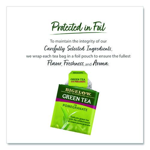 Picture of Green Tea with Pomegranate, 0.07 oz Tea Bag, 28/Box