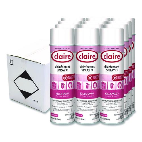 Picture of Spray Q Disinfectant, Country Fresh Scent, 17 oz Aerosol Spray, 12/Carton
