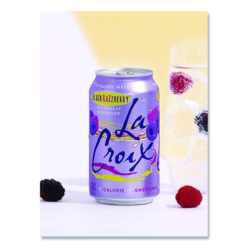 Picture of Sparkling Water, Black Razzberry, 12 oz Can, 12 Cans/Pack, 2 Packs/Carton