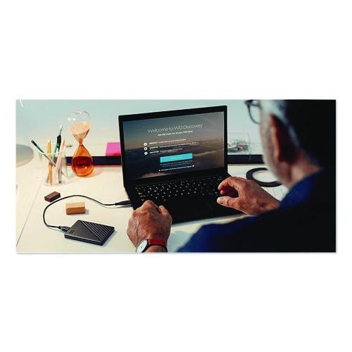 Picture of MY PASSPORT External Hard Drive, 4 TB, USB 3.2, Black