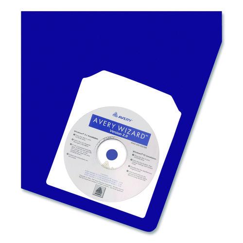 Picture of Self-Adhesive Media Pockets, 1 Disc Capacity, Clear, 10/Pack