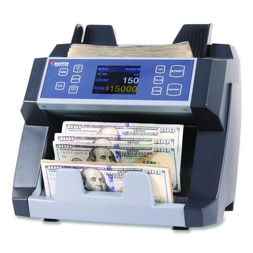 Picture of 6600 UV/MG Top Loading Bill Counter, 1,400 Bills/min, 10.2 x 11 x 8.1, Gray