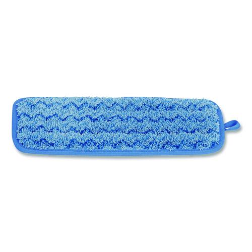 Picture of Microfiber Wall/Stair Wet Mopping Pad, 13.75 x 5.5 x 0.5, Blue