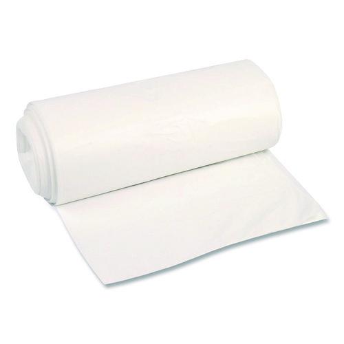 Picture of High-Density Can Liners, 45 gal, 22 mic, 40 x 48, Natural, Perforated Roll, 150/Carton