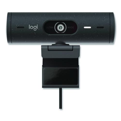Picture of Brio 505 Plug and Play Webcam, 1920 pixels x 1080 pixels, 4 Mpixels, Graphite