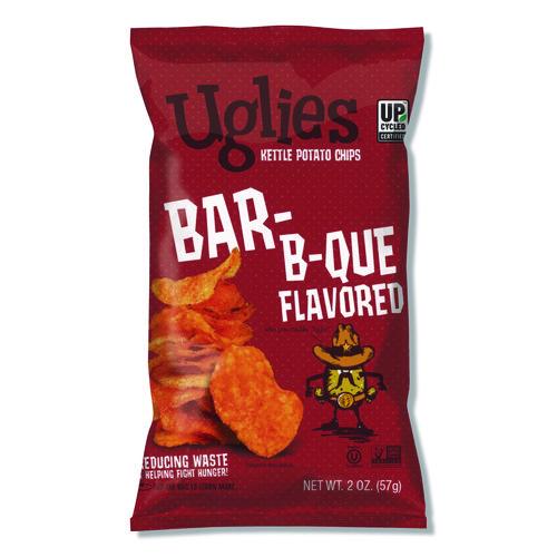 Picture of Kettle Potato Chips, Bar-B-Que, 2 oz Bags, 24/Carton