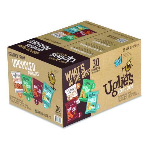 Picture of Kettle Potato Chips, Assorted, 0.88 oz/1 oz Bags, 30/Carton