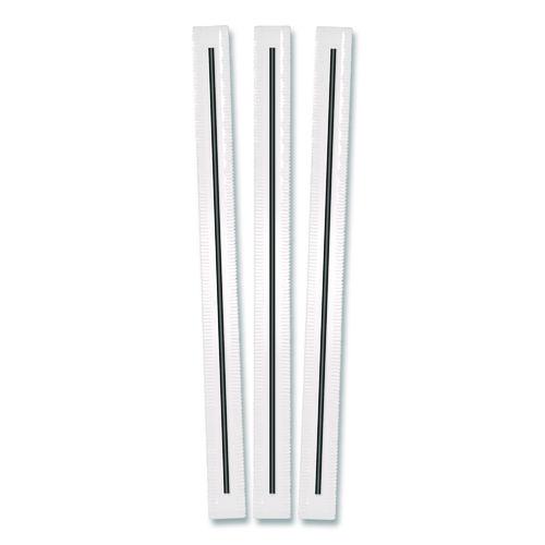 Picture of Wrapped Polypropylene Stirrers, 5.5", Black, 500/Box