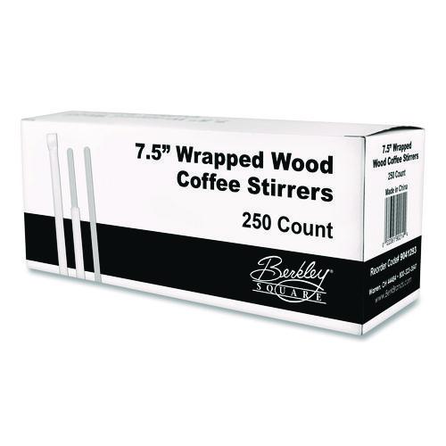 Picture of Wrapped Wood Stirrers, 7.5", 250/Box