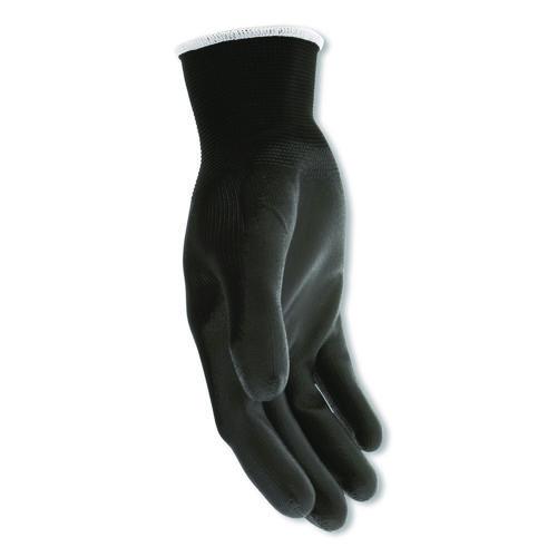 Picture of Work Gloves, 10" Long, Large, Black, 12 Pairs