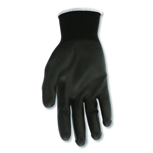 Picture of Work Gloves, 10" Long, Large, Black, 12 Pairs
