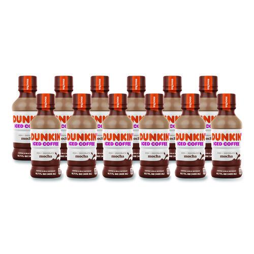 Picture of Mocha Iced Coffee Drink, 13.7 oz Bottle, 12/Carton