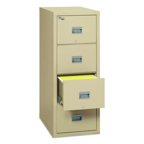 Picture of Patriot by FireKing Insulated Fire File, 1-Hour Fire Protection, 4 Letter-Size File Drawers, Parchment, 17.75 x 31.63 x 52.75