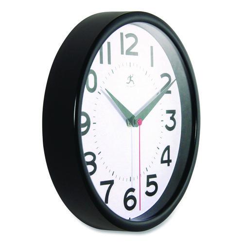 Picture of Metro Wall Clock, 9" Diameter, Black Case, 1 AA (sold separately)