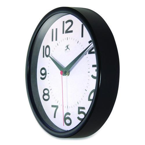 Picture of Metro Wall Clock, 9" Diameter, Black Case, 1 AA (sold separately)