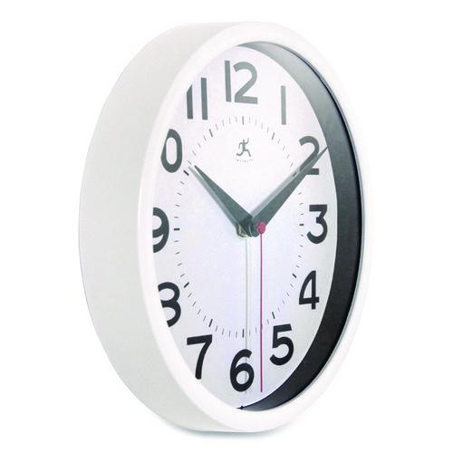 Picture of Metro Wall Clock, 9" Diameter, Silver Case, 1 AA (sold separately)