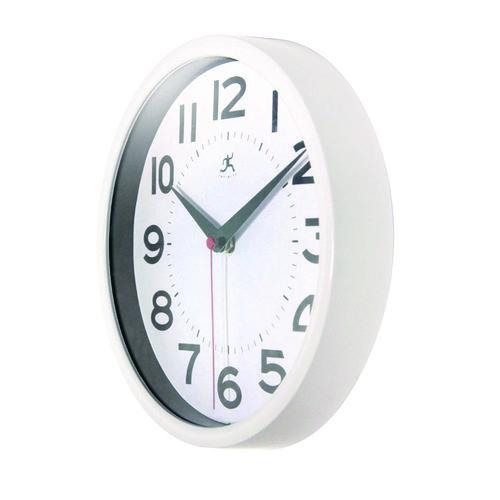 Picture of Metro Wall Clock, 9" Diameter, Silver Case, 1 AA (sold separately)