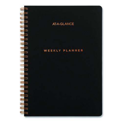 Picture of Signature Lite Academic Weekly Monthly Planners, 8 x 5, Black Cover, 12-Month (July to June): 2025 to 2026
