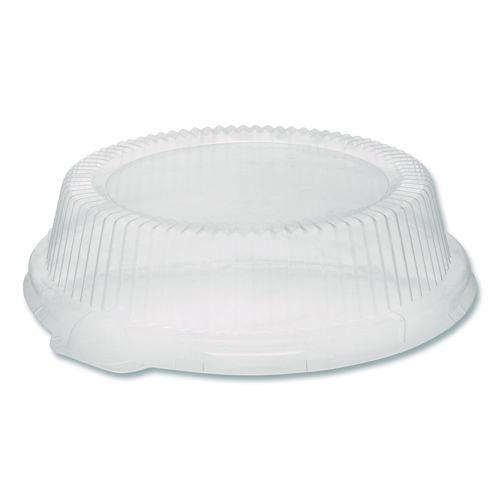 Picture of ClearView Dome-Style Lid with Tabs, 8.75" Diameter x 0.8" h, Clear, Plastic, 126/Carton